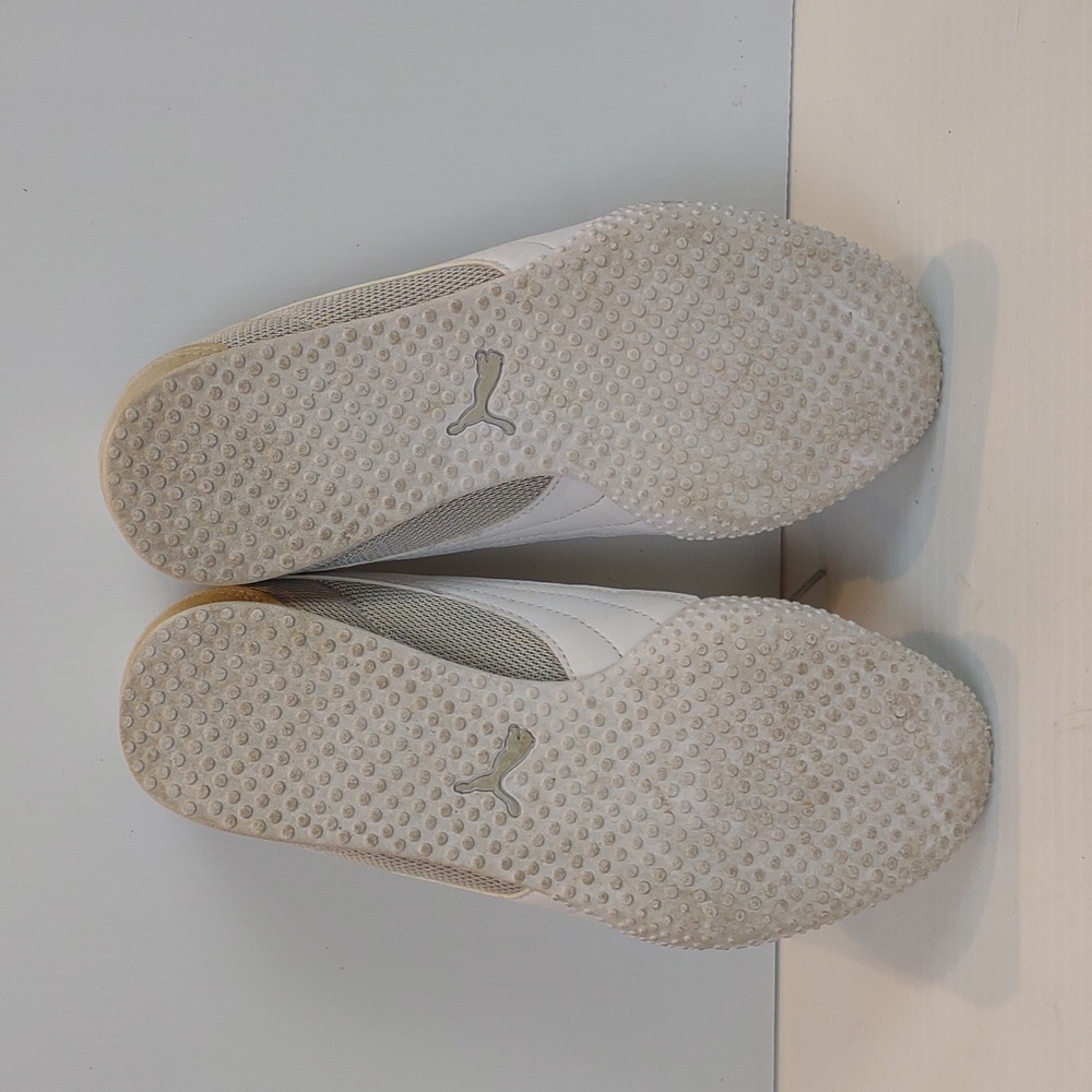 Puma Women's Bella Cream Lace Up Knit Suede Softfoam Casual Sneaker - Picture 9 of 12